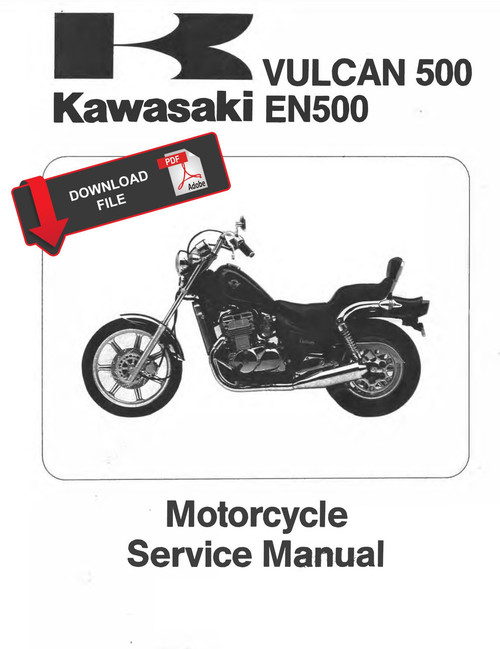 Kawasaki 1992 EN500 Service Manual Kawasaki 1992 EN500 Service Manual