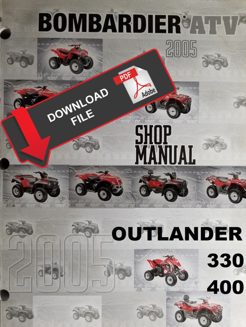 Bombardier 2005 Outlander Max XT Service Manual