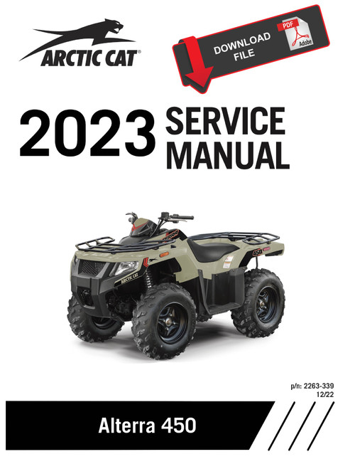 Arctic Cat 2023 Alterra 450 Service Manual