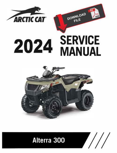 Arctic Cat 2024 Alterra 300 Service Manual