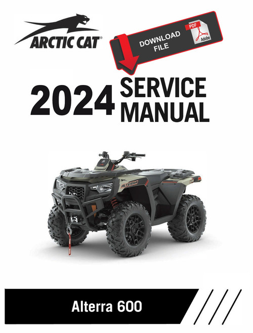 Arctic Cat 2024 Alterra 600 Limited Service Manual