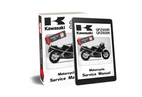 Service Manual Kawasaki 1986 GPZ600R Repair