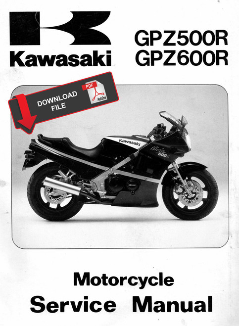 Kawasaki 1986 GPZ600R Service Manual