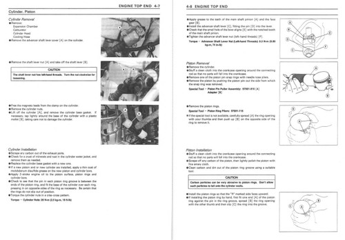 Kawasaki 2003 KDX200 Service Manual