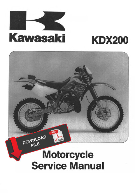Kawasaki 2004 KDX200 Service Manual Kawasaki 2004 KDX200 Service Manual
