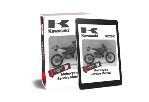 Service Manual Kawasaki 1992 KDX 200 Repair