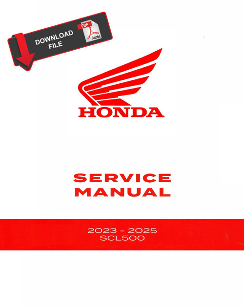 Honda 2024 SCL500 Service Manual Honda 2024 SCL500 Service Manual