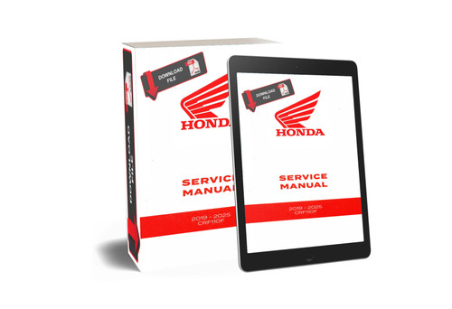 Honda 2019 CRF110F Service Manual Honda 2019 CRF110F Service Manual