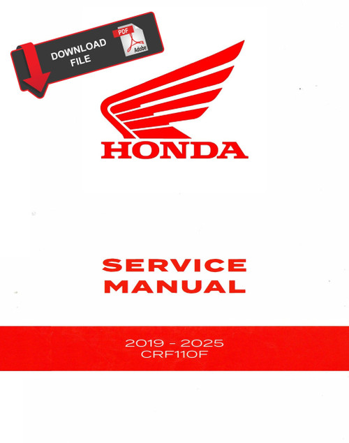 Honda 2020 CRF110F Service Manual