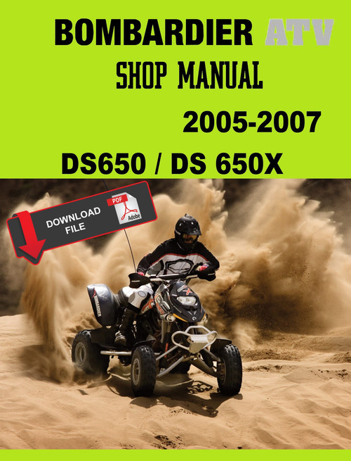 Bombardier 2007 DS 650 Service Manual