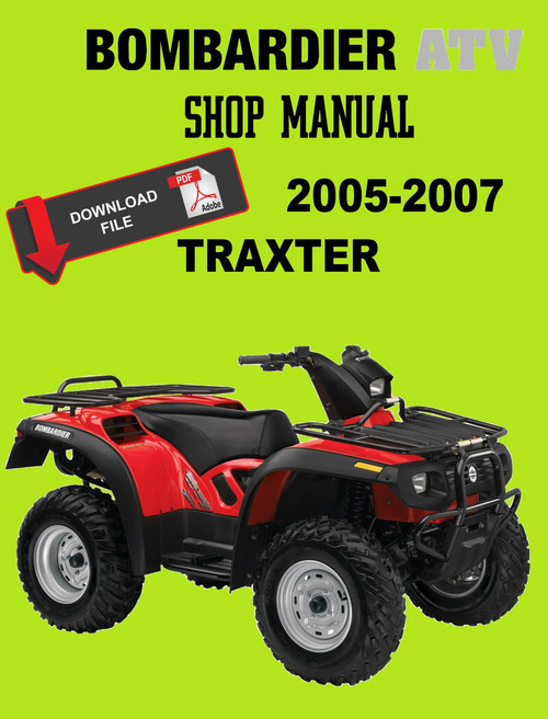 Bombardier 2007 Traxter 650 Service Manual
