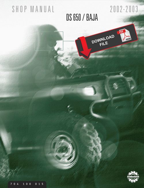 Bombardier 2003 DS 650 Baja Service Manual