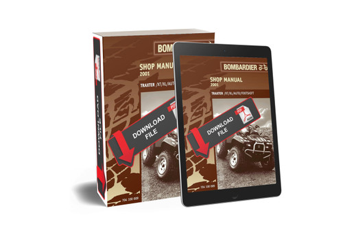 Bombardier 2001 Traxter XT Service Manual