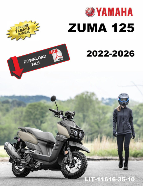 Yamaha 2023 Zuma 125 Service Manual