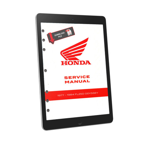 Honda 1984 Odyssey 250 ATV Service Manual