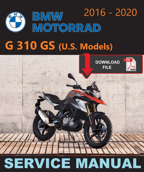 BMW 2017 G 310 GS Service Manual
