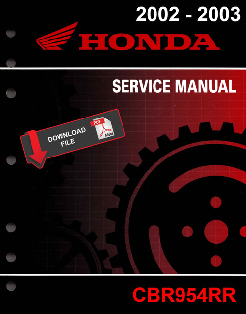 Honda 2002 CBR954RR Service Manual