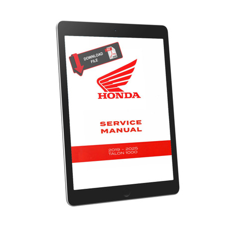 Honda 2024 Talon 1000X Fox Live Valve Service Manual