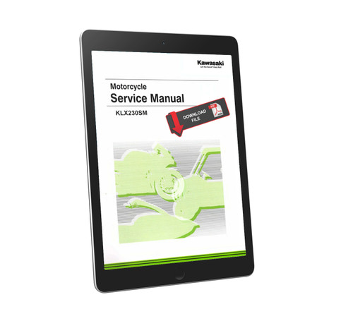 Service Manual Kawasaki 2024 KLX230 SM Repair