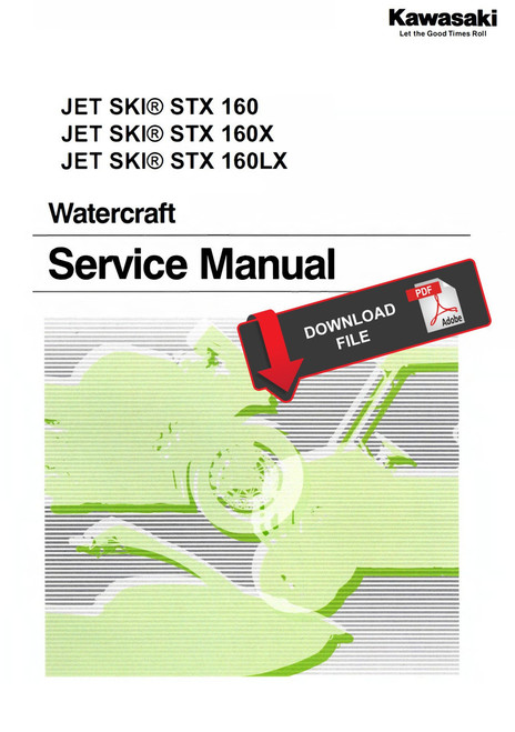Kawasaki 2022 Jet Ski STX 160X Service Manual
