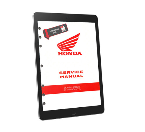 Honda 2025 CRF 450RL Service Manual