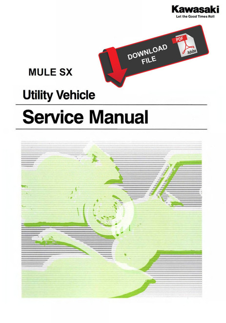 Kawasaki 2026 Mule SX 4x4 XC Camo FI Service Manual