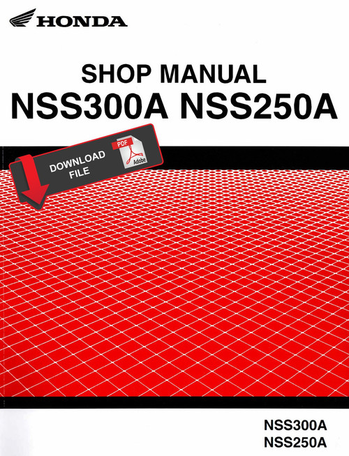 Honda 2023 Reflex 250 Service Manual