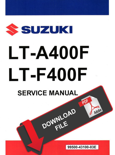 Suzuki 2025 King Quad 400 Service Manual