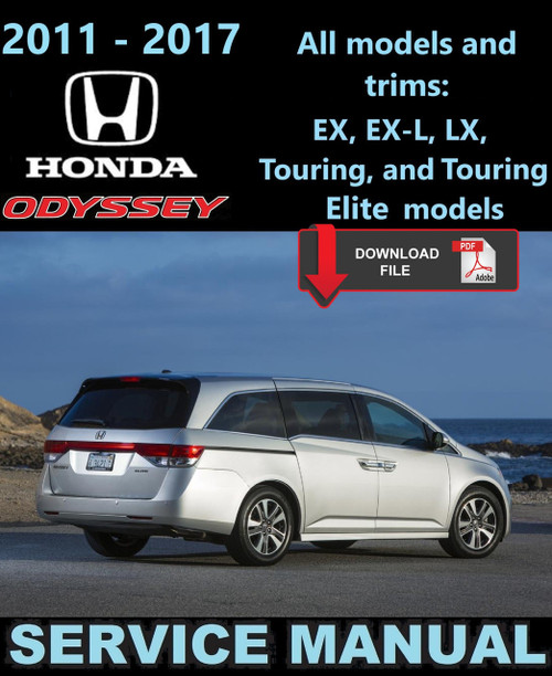 Honda 2011 Odyssey Touring Service Manual