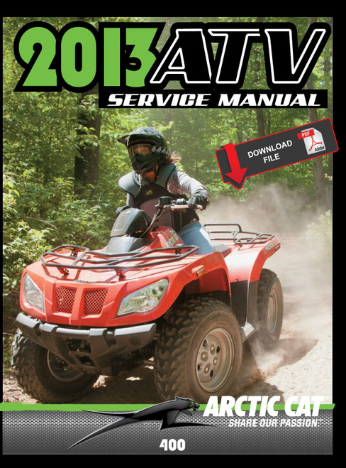 Arctic Cat 2013 ATV 400 4x4 Service Manual