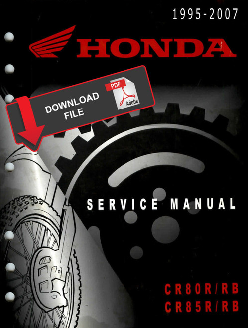 Honda 2002 CR80R Service Manual