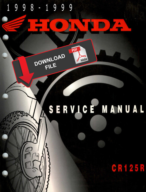 Honda 1998 CR125R Service Manual