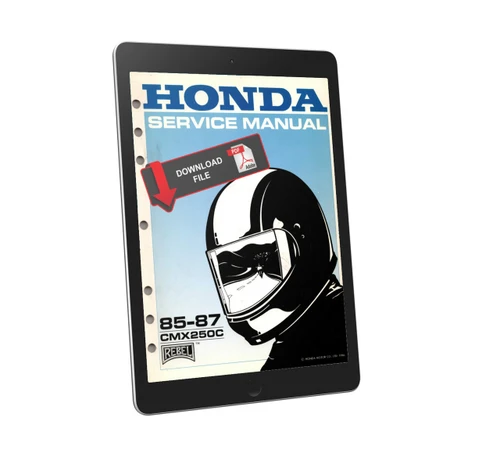 Honda 1987 CMX250C Service Manual