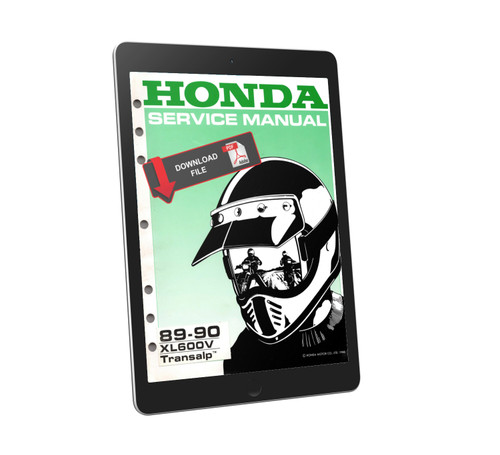 Honda 1989 XL600V Transalp Service Manual