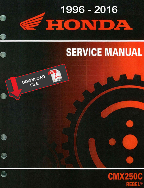 Honda 2016 CMX250 Service Manual