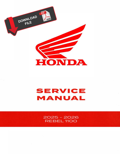 Honda 2025 Rebel 1100 DCT Service Manual