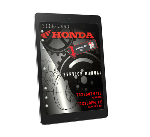 Honda 2001 Rancher 350 Service Manual