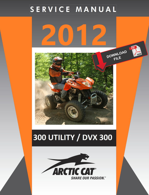 Arctic Cat 2012 ATV DVX 300 Service Manual