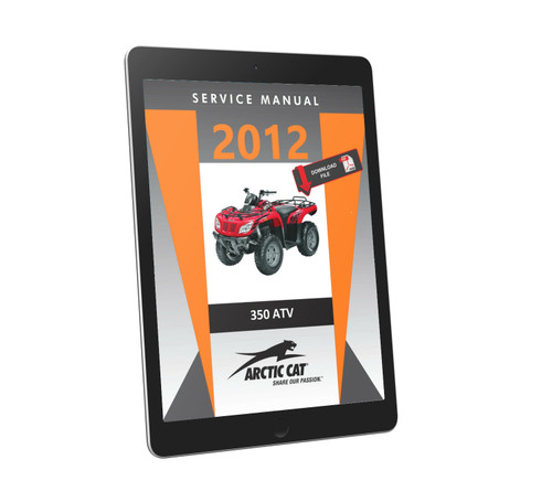 Arctic Cat 2012 ATV 350 4x4 Service Manual