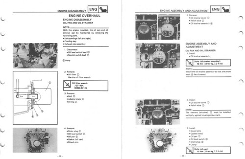 Yamaha 1989 FZR600 Service Manual