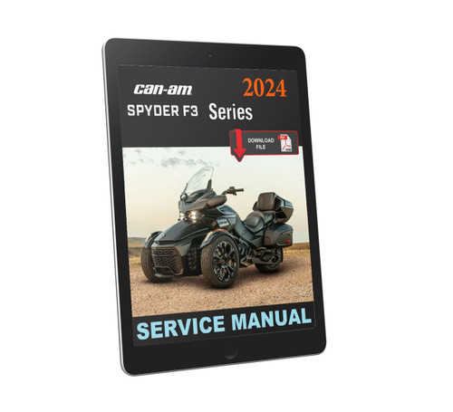 Can-Am 2024 Spyder F3 Limited Service Manual