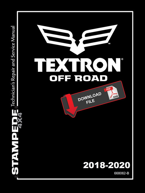 Textron 2019 Stampede XTR 4 Passenger Service Manual