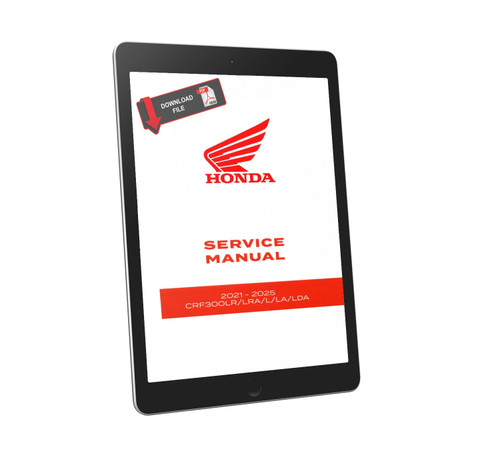 Honda 2025 CRF300 Rally Service Manual