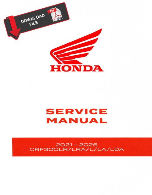 Honda 2025 CRF300LRA Service Manual