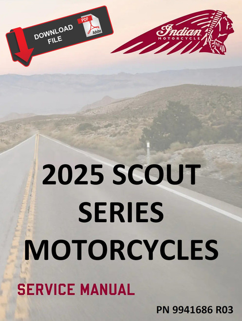 Indian 2025 Sport Scout Service Manual