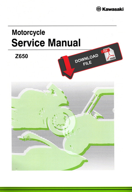 Kawasaki 2022 Z650 50th Anniversary Service Manual