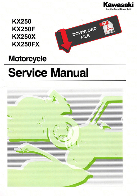 Kawasaki 2027 KX250F Service Manual
