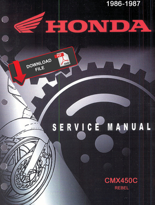 Honda 1987 CMX450C Service Manual