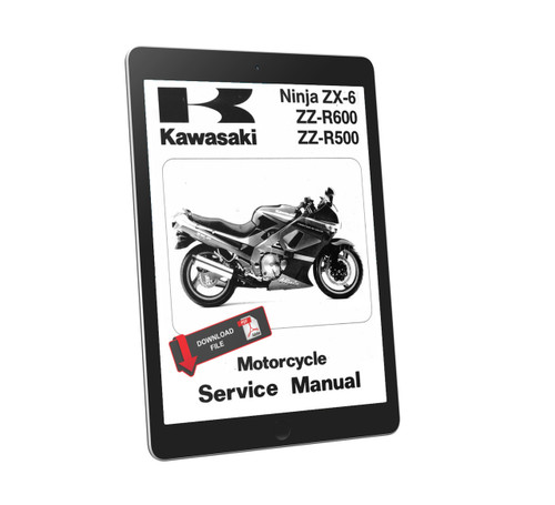 Kawasaki 1991 Ninja ZX-6 Service Manual