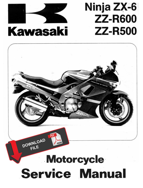 Kawasaki 1992 Ninja ZZ-R 600 Service Manual